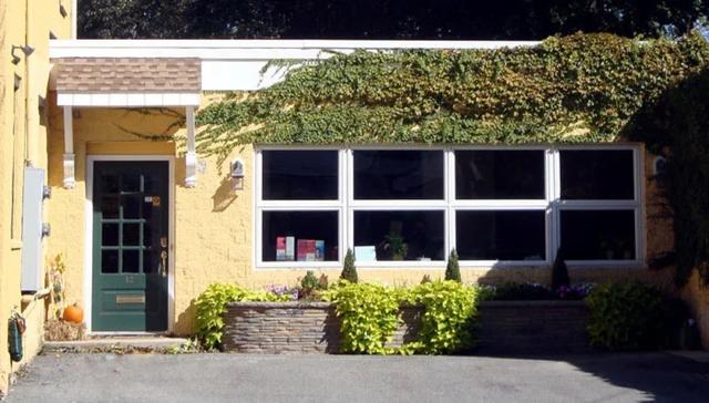 The front of Dr. Jaillet’s dental office at 12 Bower Street